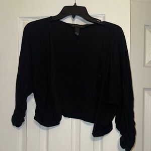 INC International Concepts Black Cardigan